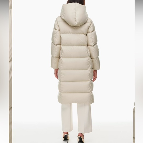Aritzia Babaton The Duvet Puffer Long - XS - Canyon Beige - Picture 6 of 9
